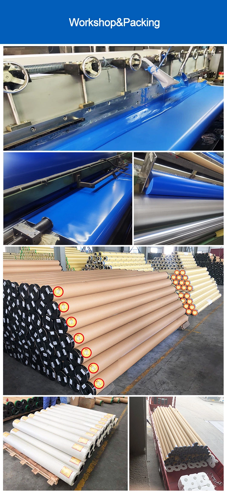 Jutu 50m/Roll High Tear Strength PVC Tarpaulin PVC Coated Tarpaulin for Truck Cover